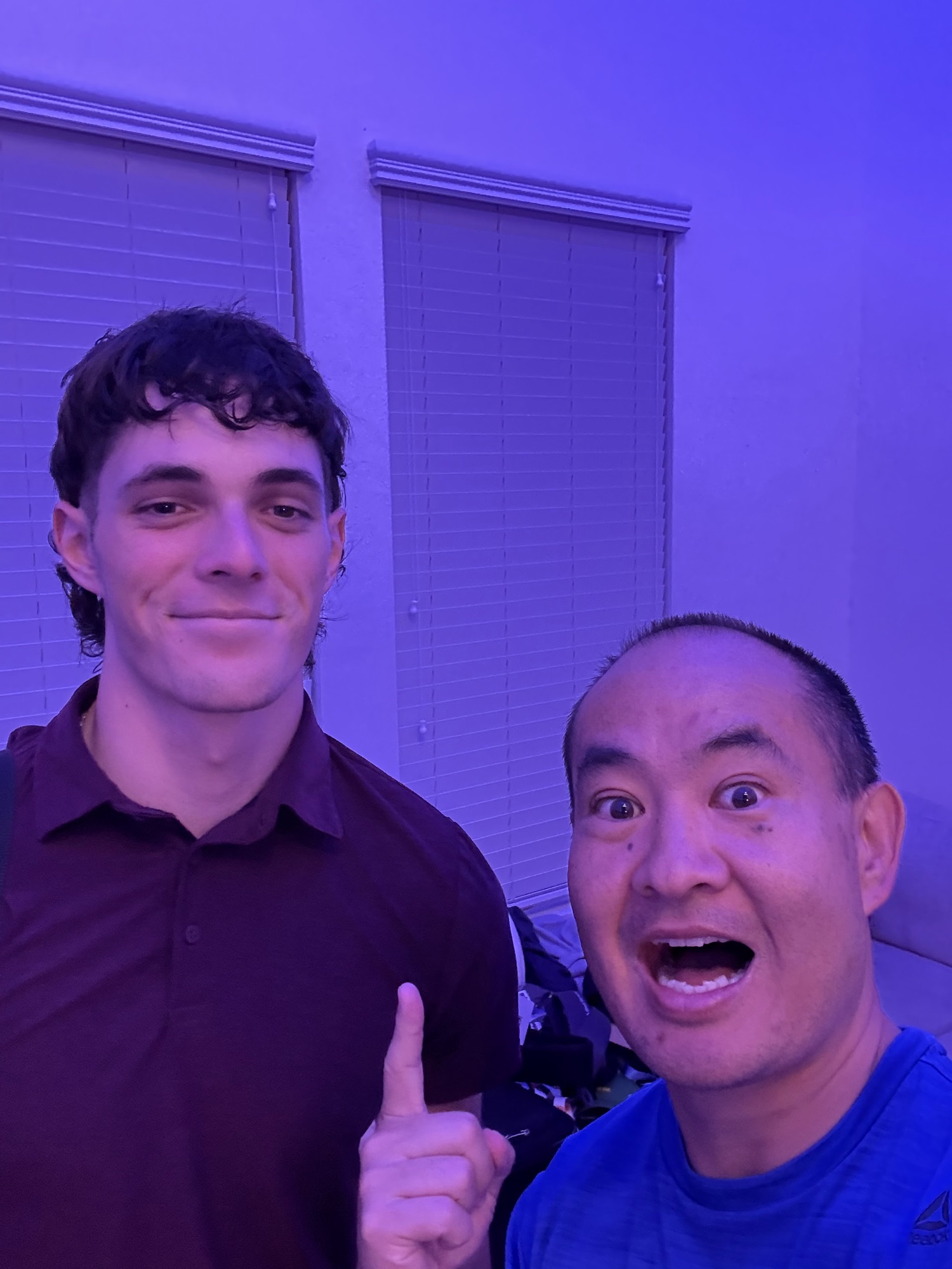 Elias and Dennis making training videos