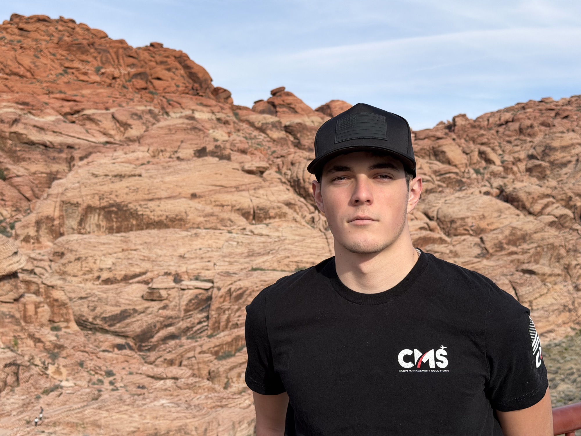 Elias Bartu at Red Rock Canyon