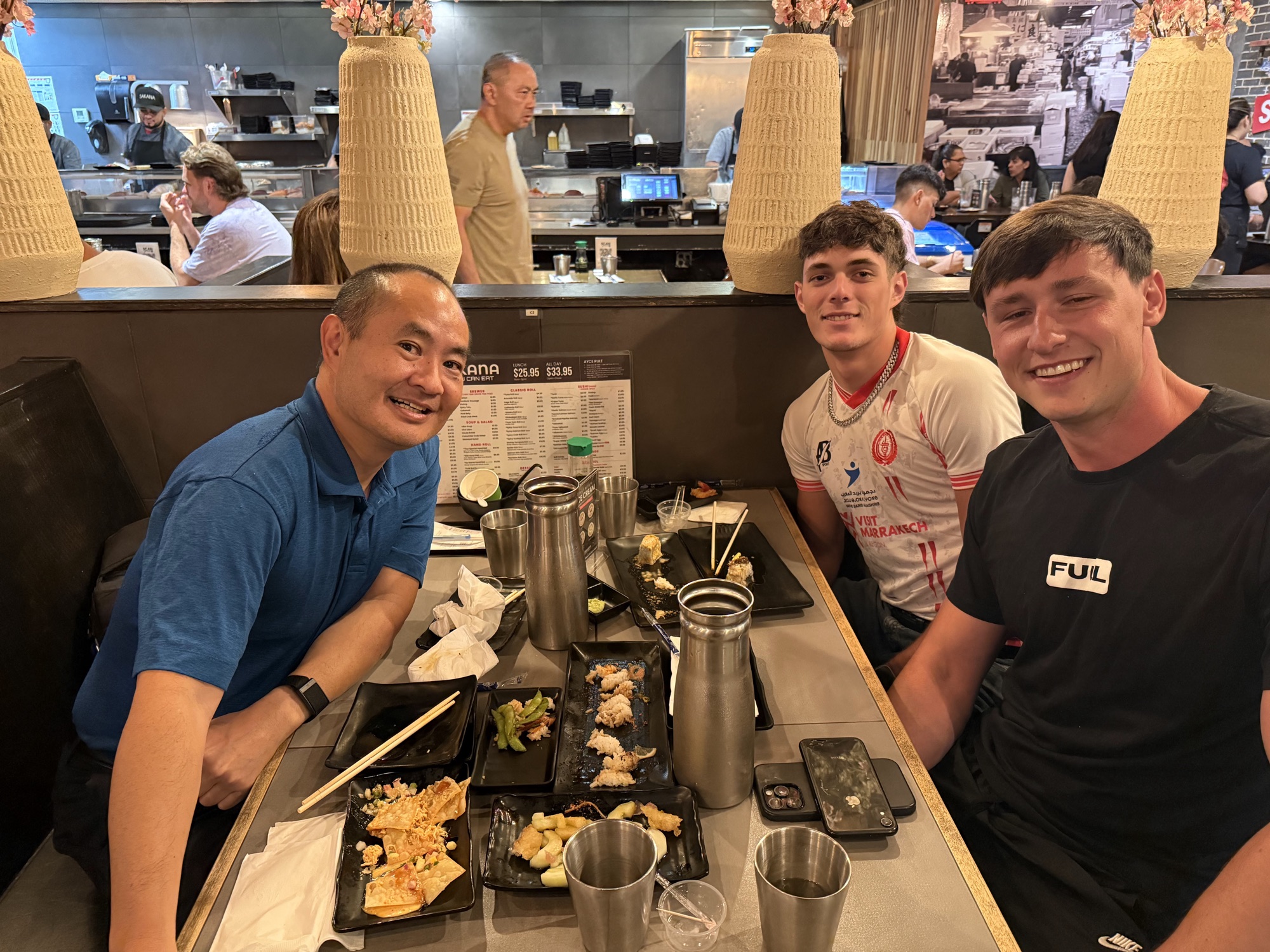 Dennis Yu, Elias Bartu and the team at hibachi, September 2025
